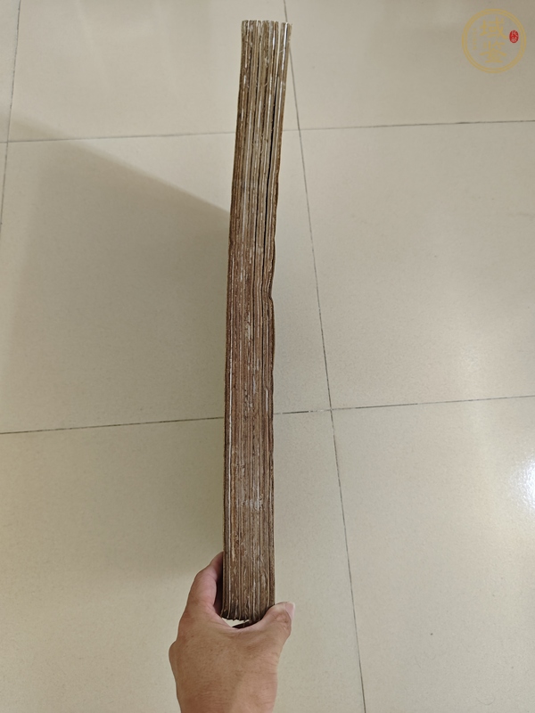 古玩朗世寧款工筆冊頁真品鑒賞圖