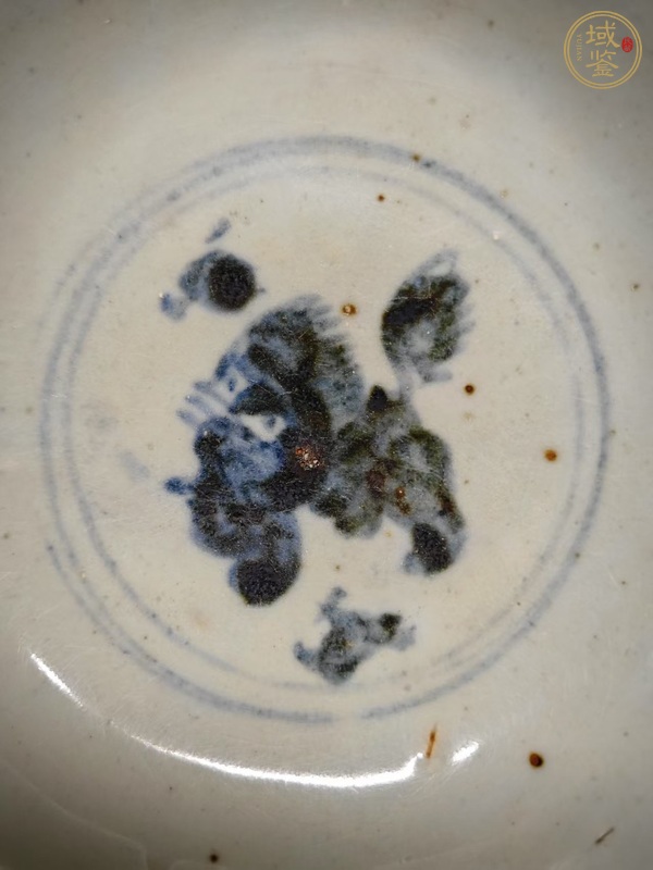 古玩陶瓷青花獅紋碗真品鑒賞圖