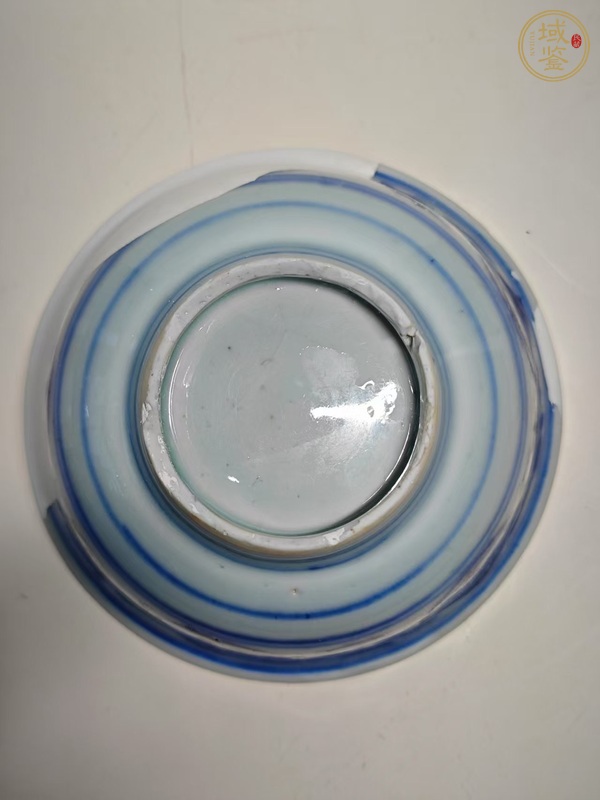 古玩陶瓷青花壽字紋碗真品鑒賞圖
