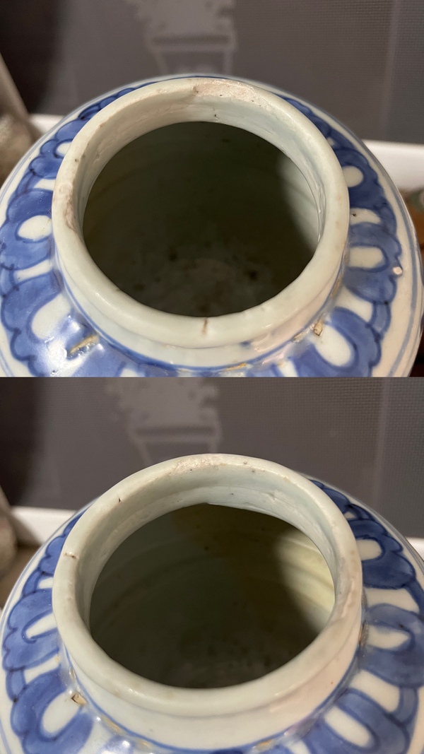 古玩陶瓷青花纏枝花卉紋罐拍賣,當前價格3888元