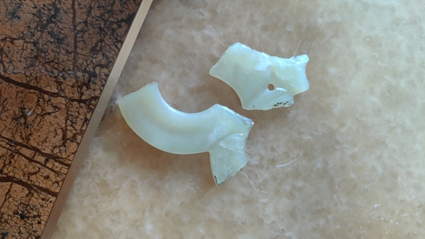 古玩玉器玉殘片標本拍賣，當前價格6000元
