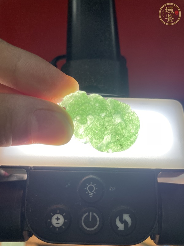 古玩玉器天然翡翠掛件真品鑒賞圖