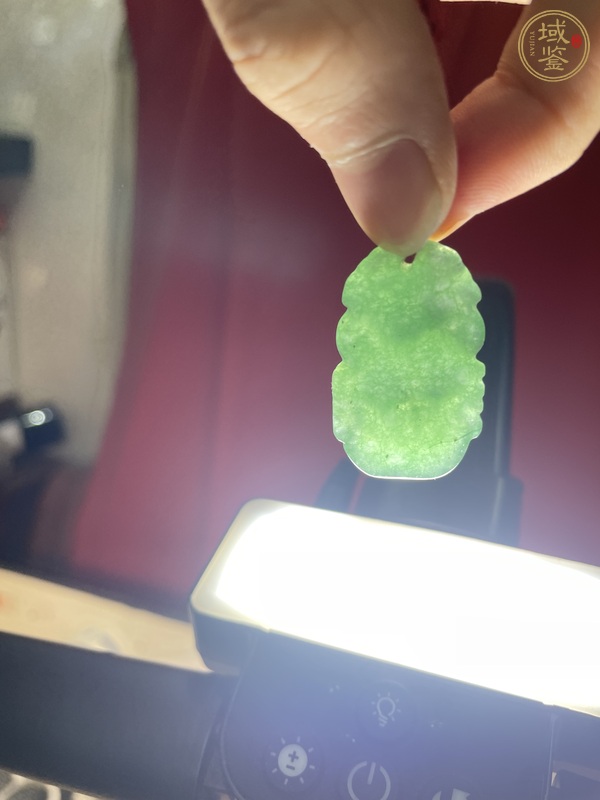 古玩玉器天然翡翠掛件真品鑒賞圖