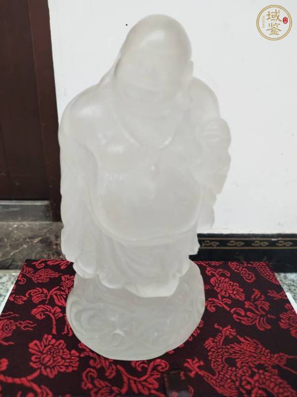 古玩玉器琉璃佛真品鑒賞圖