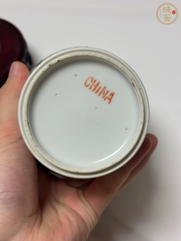 古玩花鳥紋粉彩瓶真品鑒賞圖