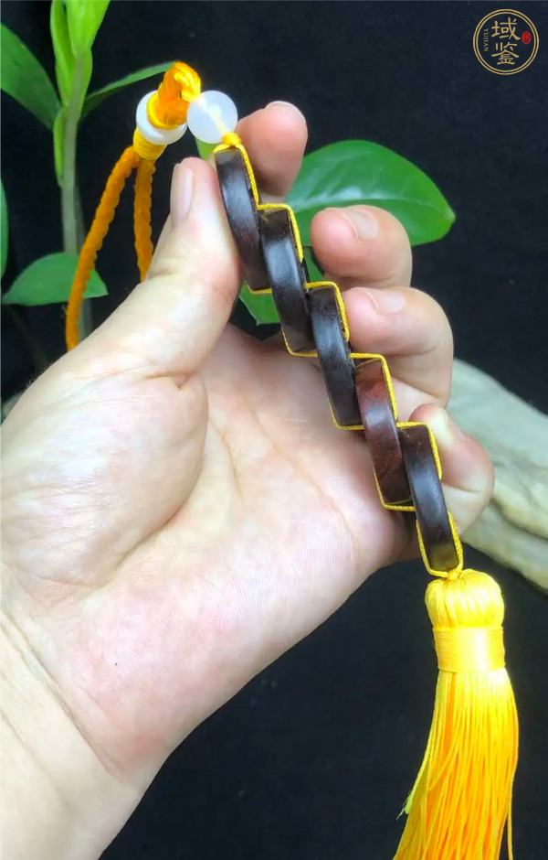 古玩雜項(xiàng)紫檀文玩掛件真品鑒賞圖