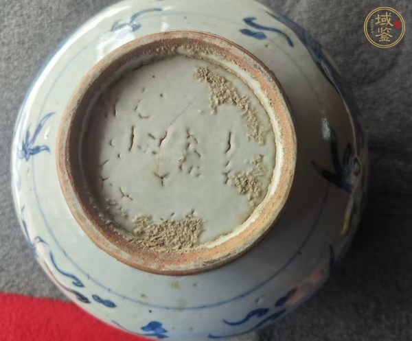 古玩陶瓷青花雙龍戲珠紋爐真品鑒賞圖