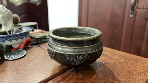 古玩銅香爐真品鑒賞圖