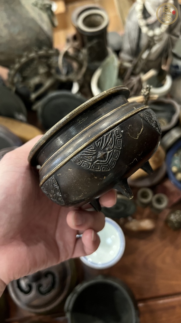 古玩雜項(xiàng)銅香爐真品鑒賞圖