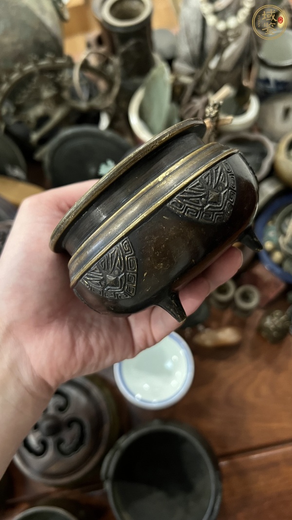 古玩雜項(xiàng)銅香爐真品鑒賞圖