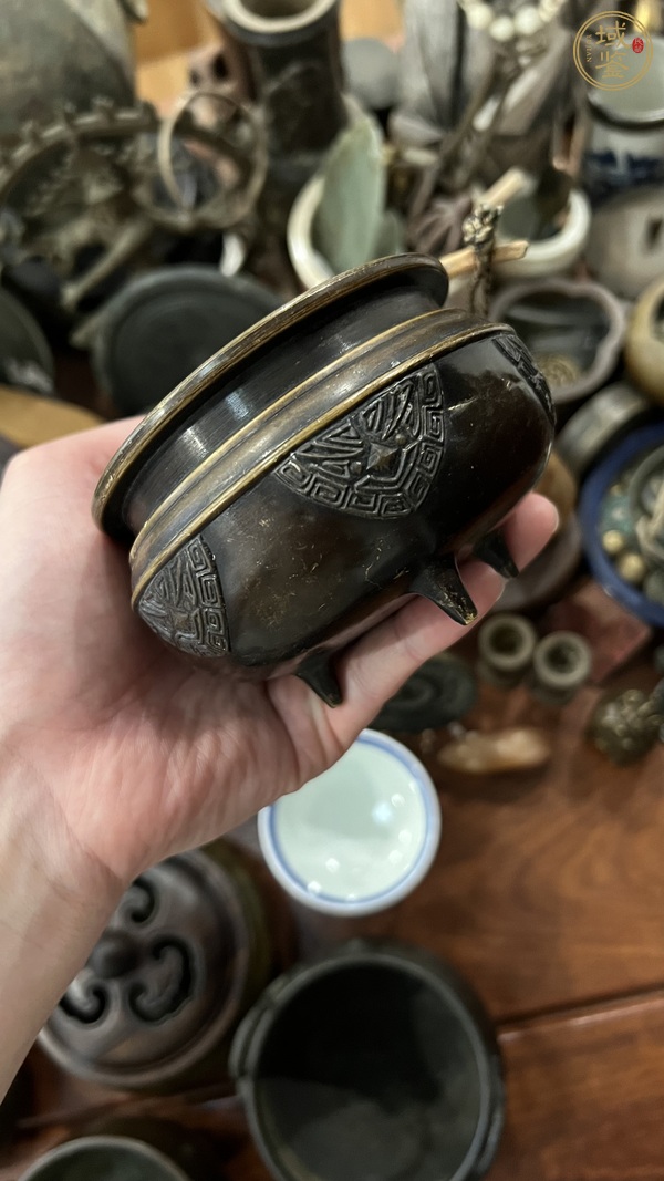 古玩雜項(xiàng)銅香爐真品鑒賞圖