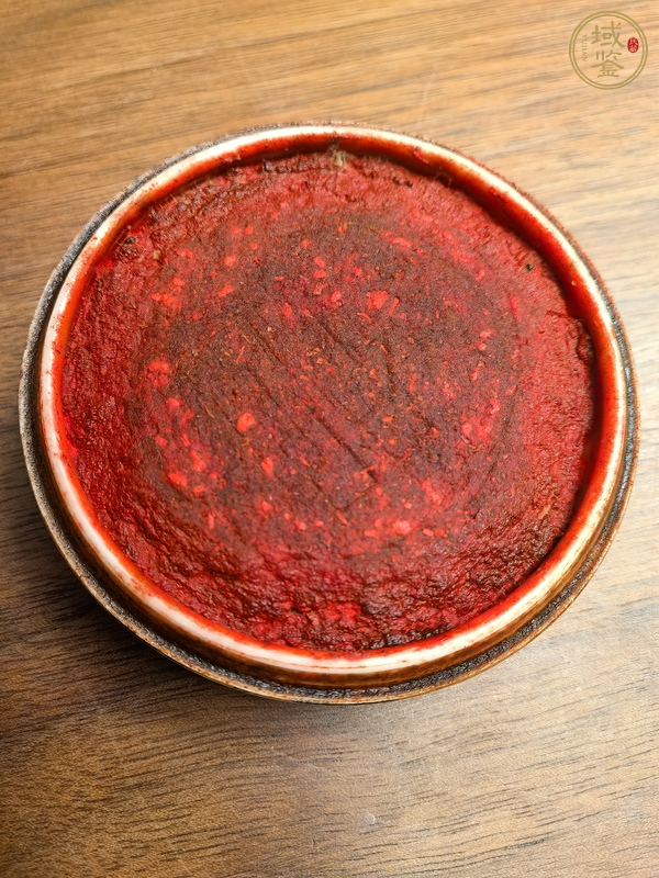 古玩陶瓷墨彩踏雪尋梅圖印盒真品鑒賞圖