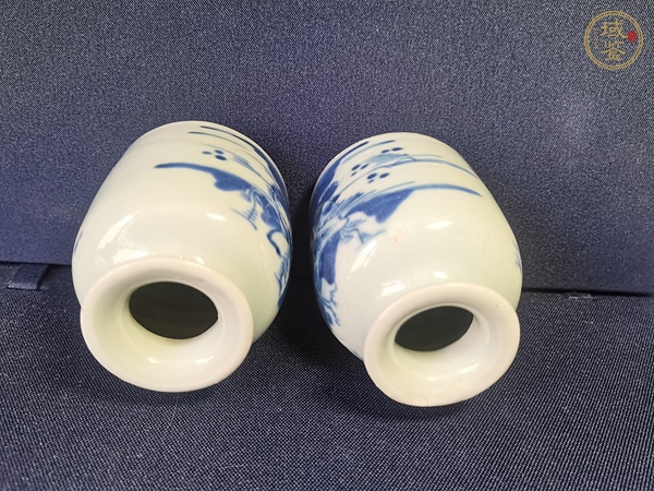古玩陶瓷青花水盂真品鑒賞圖