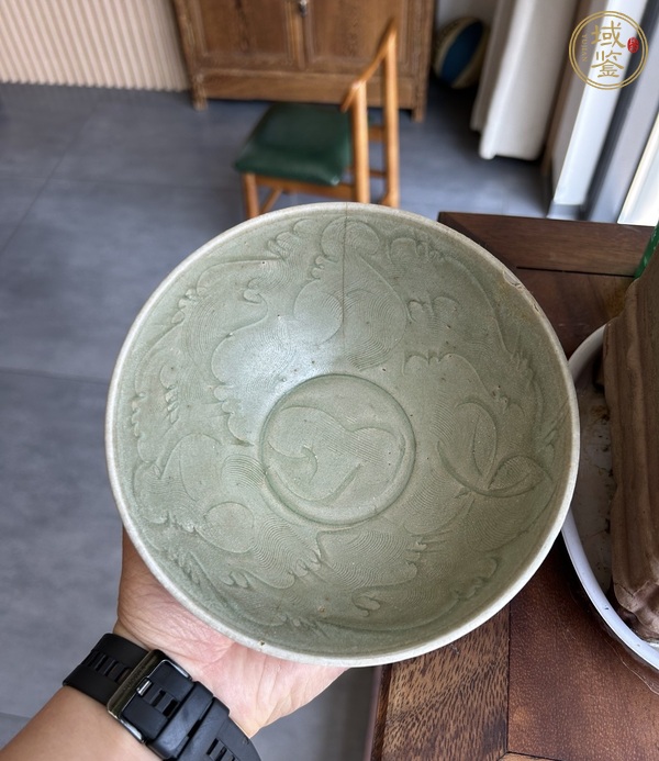 古玩陶瓷金村窯刻花大碗真品鑒賞圖
