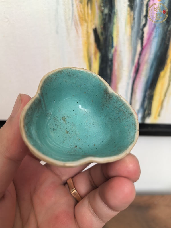 古玩陶瓷同治細(xì)路粉彩小杯真品鑒賞圖