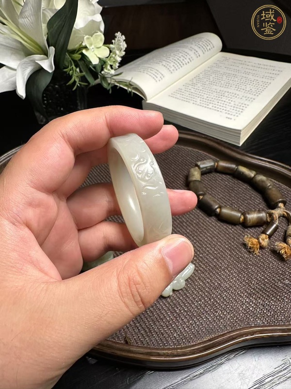 古玩玉器和田玉環(huán)真品鑒賞圖