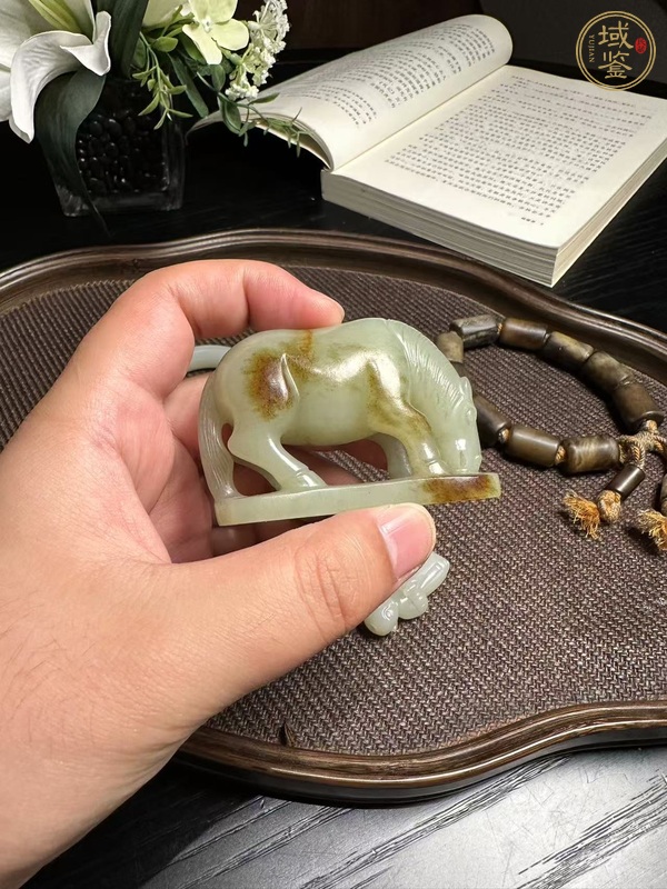 古玩玉器提油仿古“玉馬”真品鑒賞圖