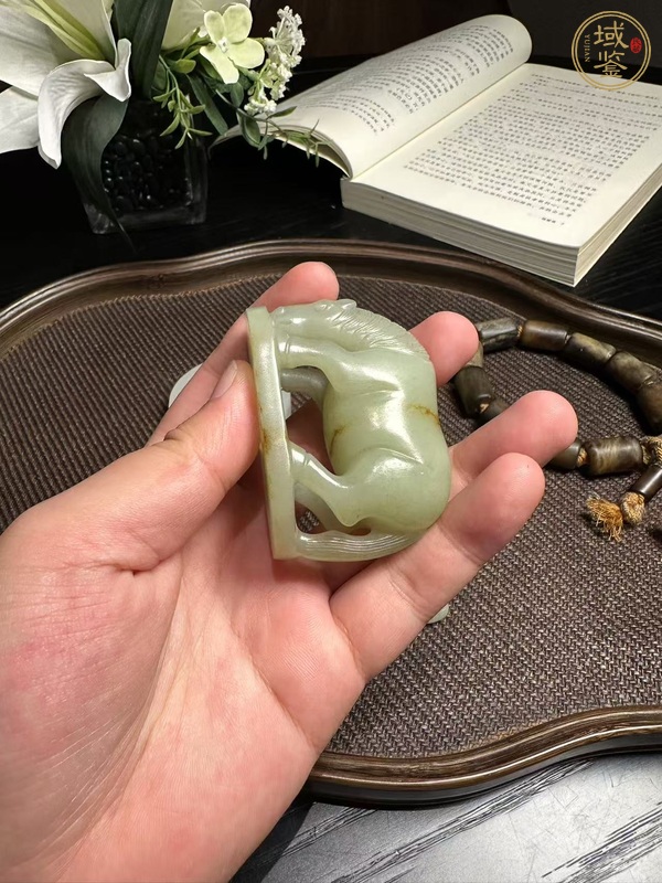 古玩玉器提油仿古“玉馬”真品鑒賞圖
