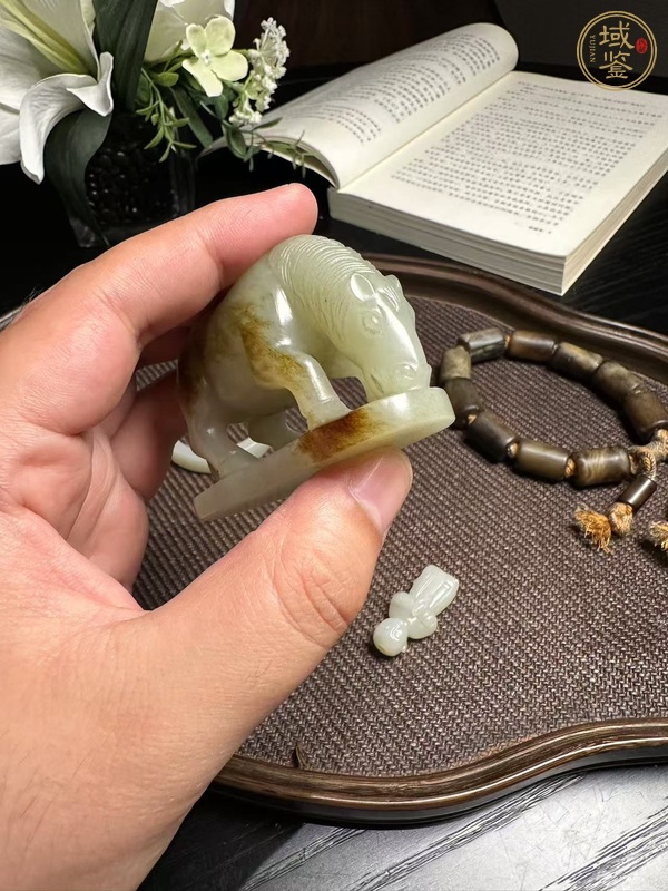 古玩玉器提油仿古“玉馬”真品鑒賞圖