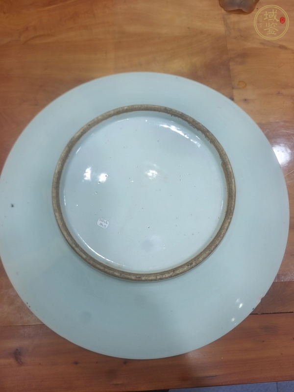 古玩陶瓷清晚期 廣彩英雄獨(dú)立大盤真品鑒賞圖