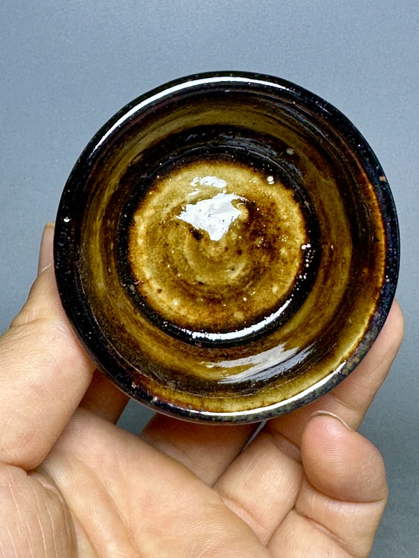 古玩陶瓷元明,磁州窯茶盞拍賣,當前價格288元