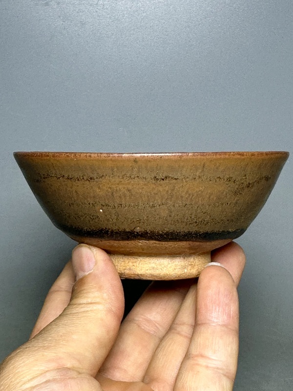 古玩陶瓷金元，磁州窯茶盞拍賣，當(dāng)前價(jià)格588元