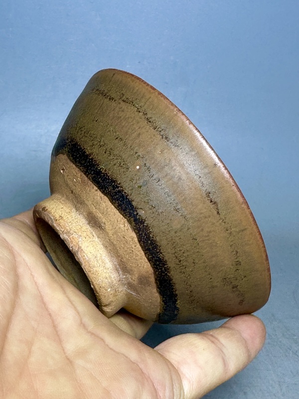古玩陶瓷金元，磁州窯茶盞拍賣，當(dāng)前價(jià)格588元