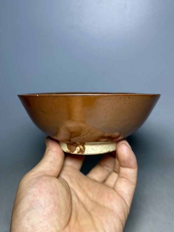 古玩陶瓷清代，磁州窯茶盞拍賣，當前價格138元