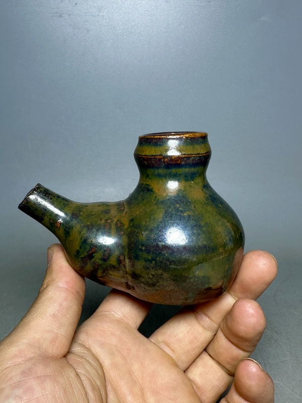 古玩陶瓷明代，磁州窯、油燈拍賣，當前價格558元