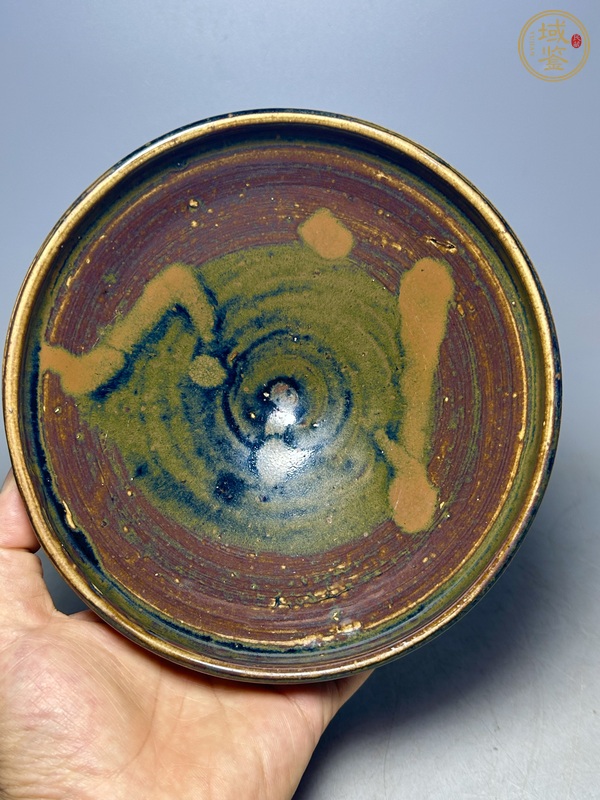 古玩陶瓷窯變盞真品鑒賞圖