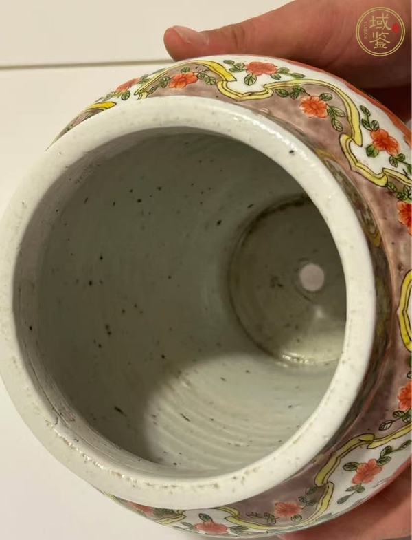 古玩陶瓷五彩罐真品鑒賞圖