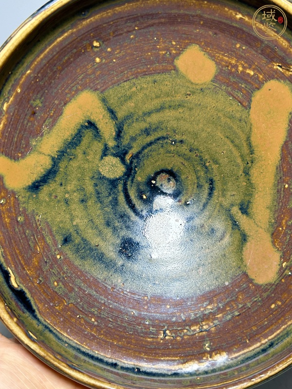 古玩陶瓷窯變盞真品鑒賞圖