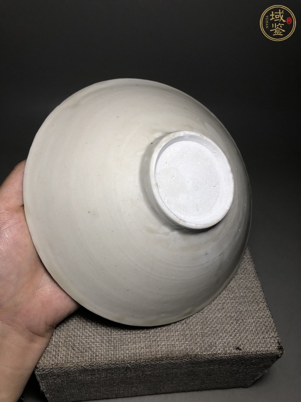古玩陶瓷宋代 青白瓷劃花碗真品鑒賞圖