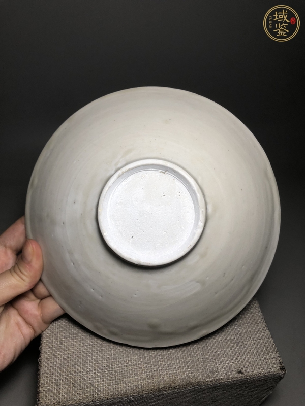 古玩陶瓷宋代 青白瓷劃花碗真品鑒賞圖