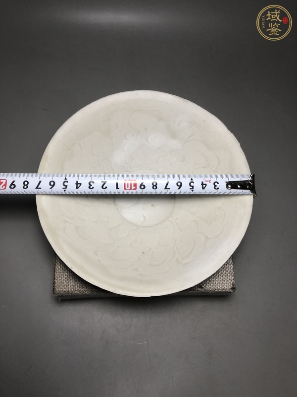 古玩陶瓷宋代 青白瓷劃花碗真品鑒賞圖