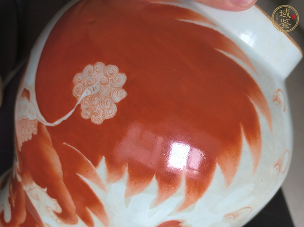 古玩陶瓷太師少保礬紅將軍罐真品鑒賞圖