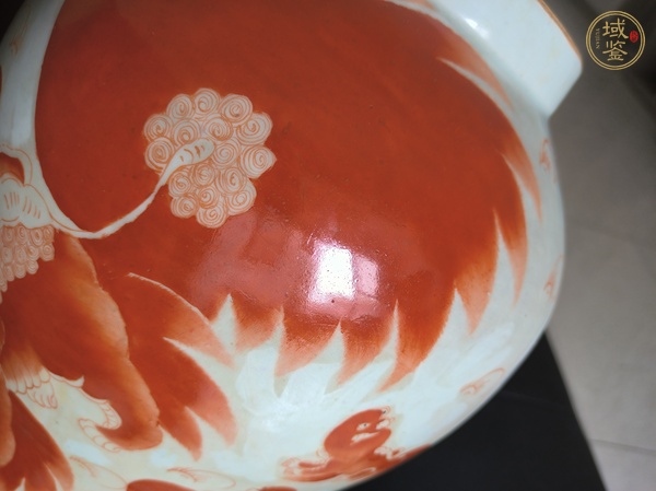 古玩陶瓷太師少保礬紅將軍罐真品鑒賞圖