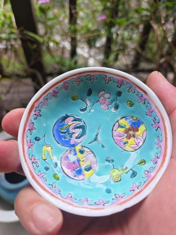 古玩轉賣民國皮球花小筆添拍賣，當前價格0元