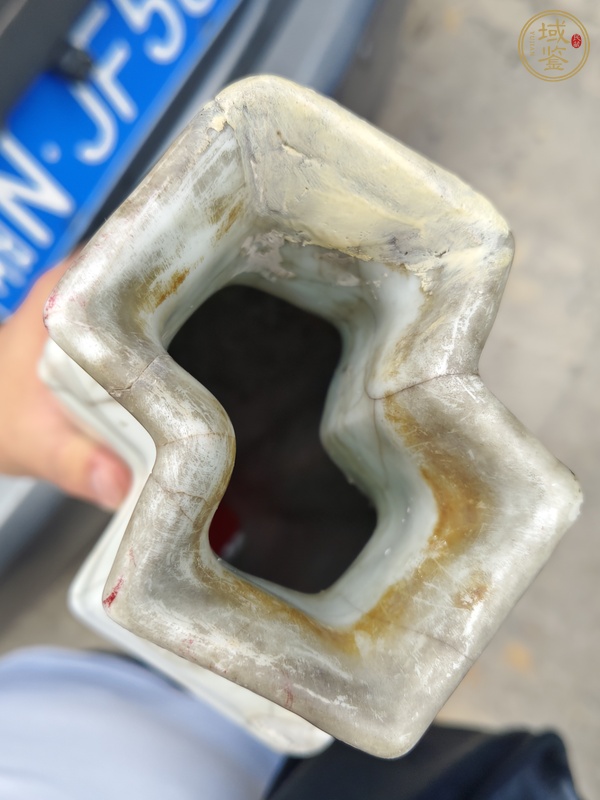 古玩哥窯方圣瓶真品鑒賞圖