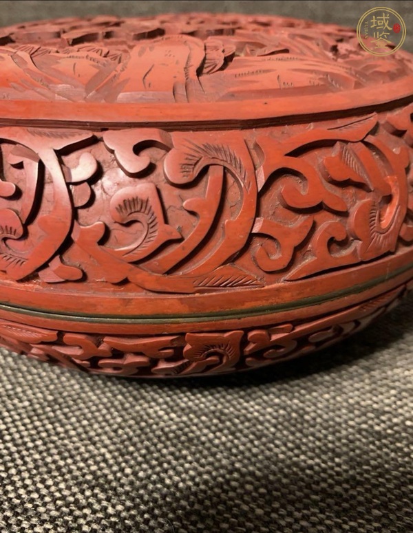 古玩雜項(xiàng)剔紅盒子真品鑒賞圖