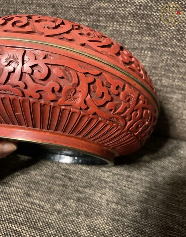 古玩雜項(xiàng)剔紅盒子真品鑒賞圖