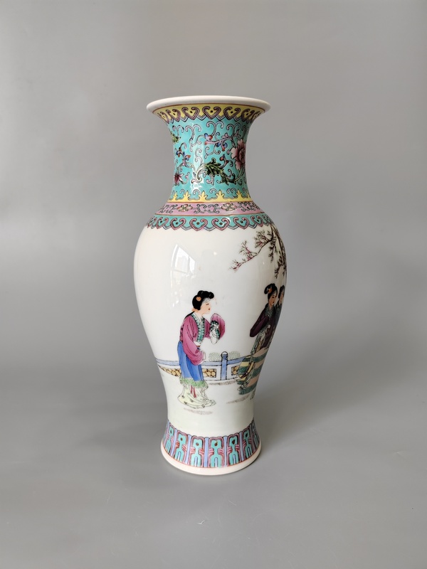 古玩陶瓷四美圖仕女觀音瓶拍賣,當(dāng)前價(jià)格1088元