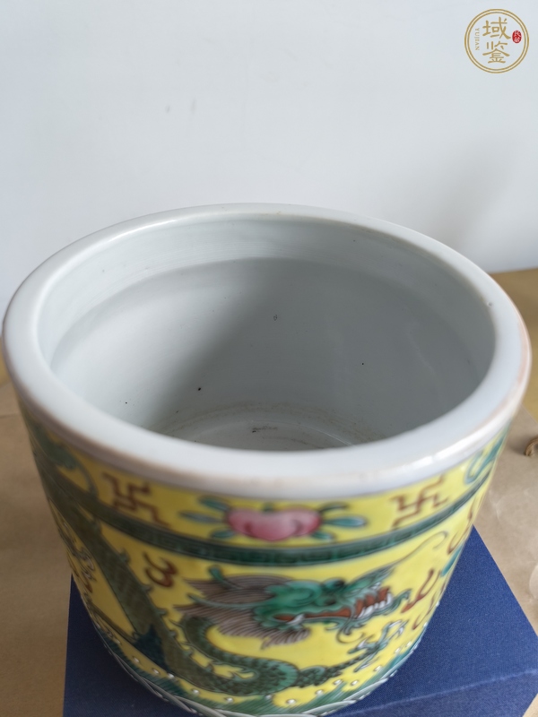 古玩陶瓷龍紋香爐真品鑒賞圖