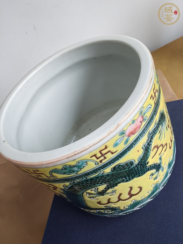 古玩陶瓷龍紋香爐真品鑒賞圖