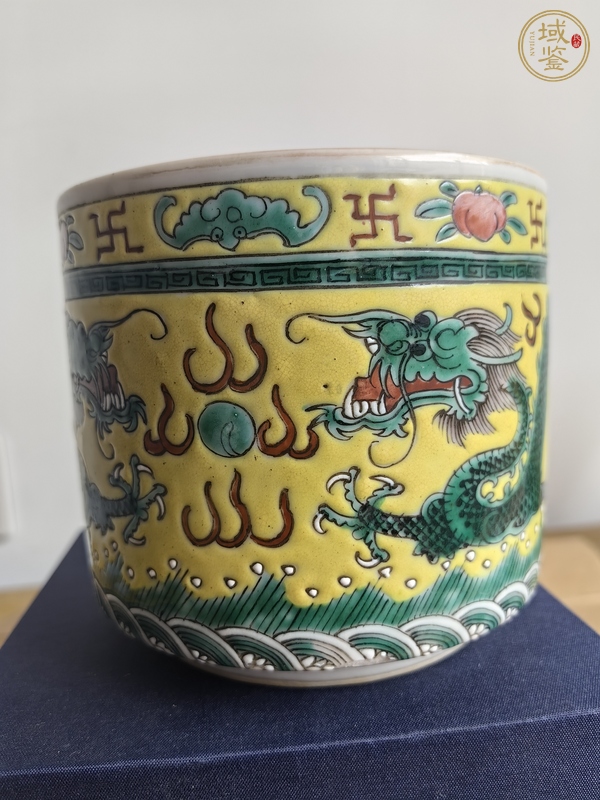 古玩陶瓷龍紋香爐真品鑒賞圖