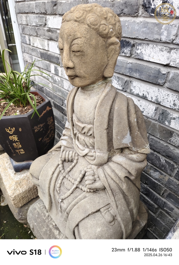 古玩雜項石佛真品鑒賞圖