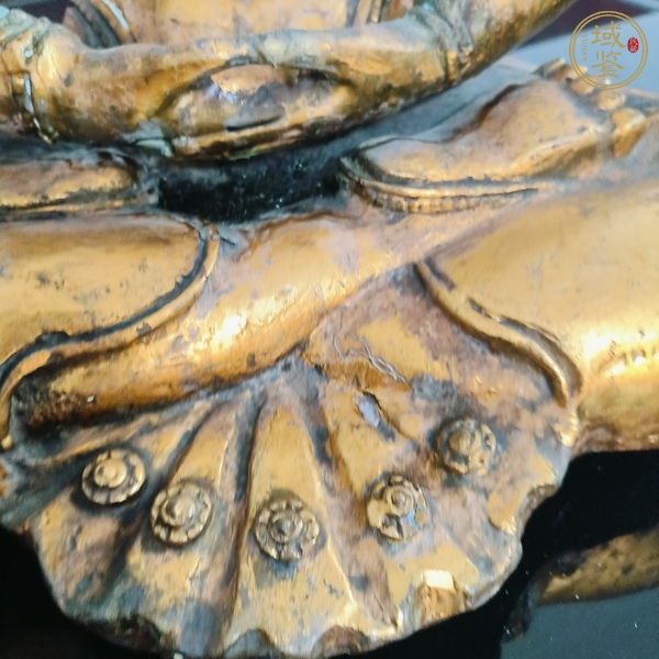 古玩銅佛像真品鑒賞圖