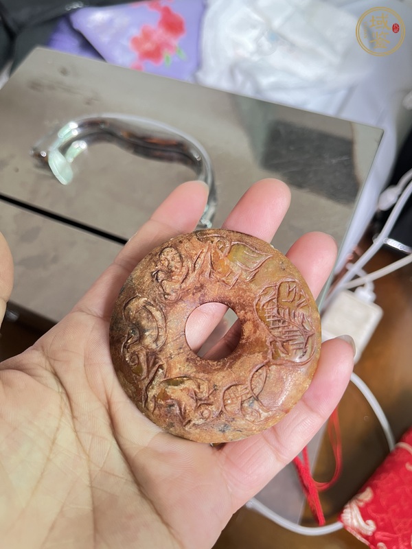 古玩仿古玉璧真品鑒賞圖