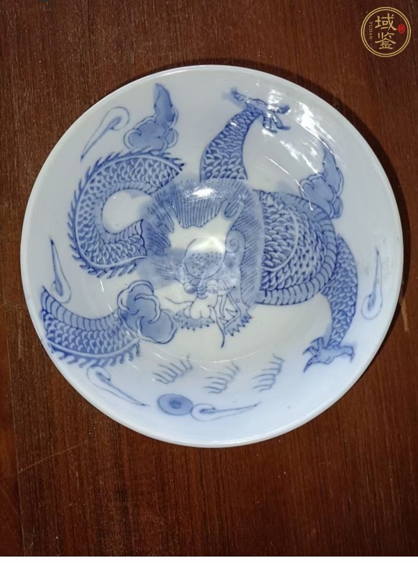古玩陶瓷青花龍紋碗真品鑒賞圖