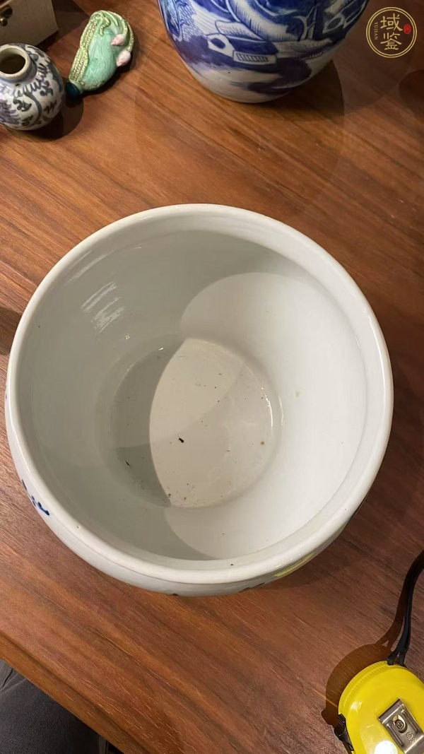 古玩陶瓷青花馬蹄尊真品鑒賞圖